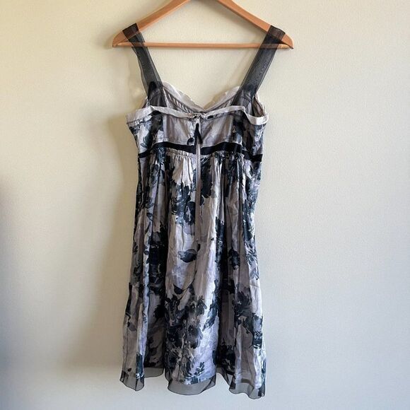 Loft Ann Taylor Empire‎ Waist Dress with sheer straps Size 6 Floral Print… - Picture 8 of 8